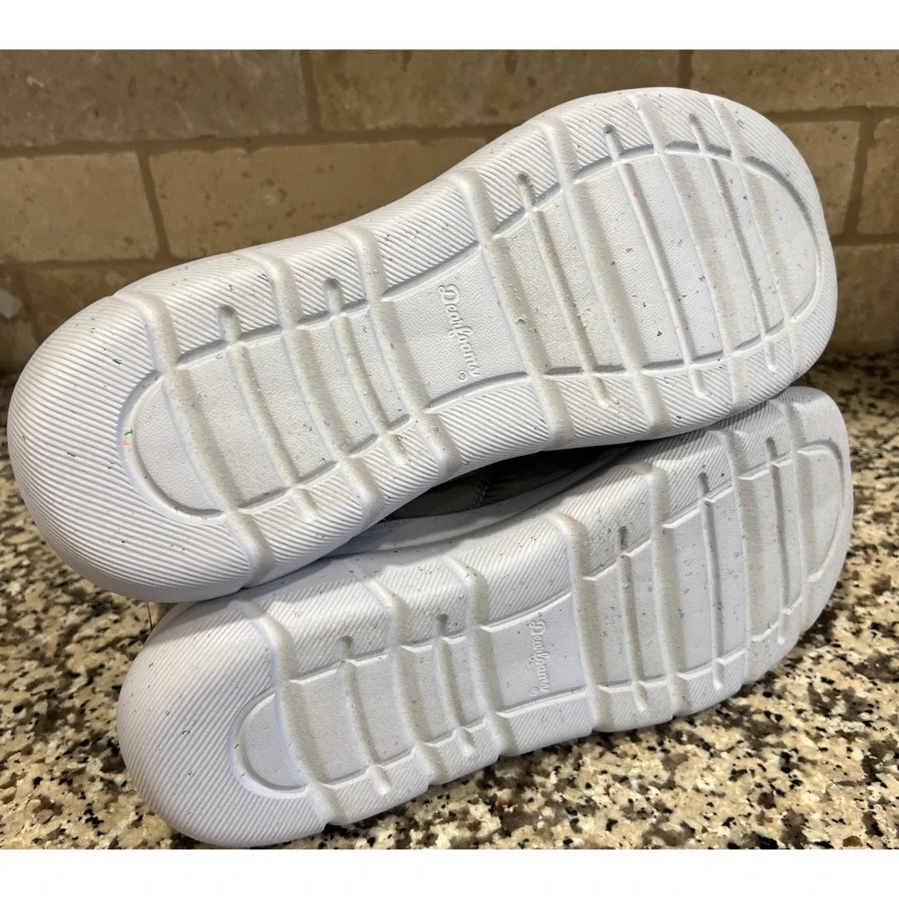 New Dearfoams Men's Texoma Gray Nylon Puffer Bootie Regnr8 Fleece Lined Size‎ 11